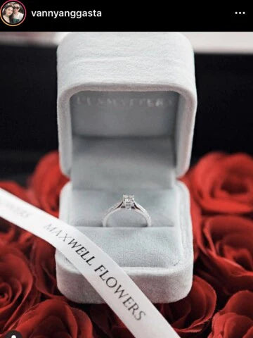 I love you box - vegan leather black box