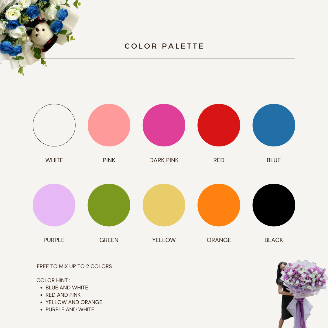 40 artificial red roses bouquet