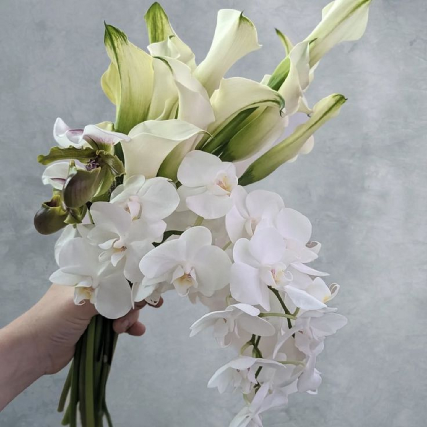Cala orchid Wedding Bouquet