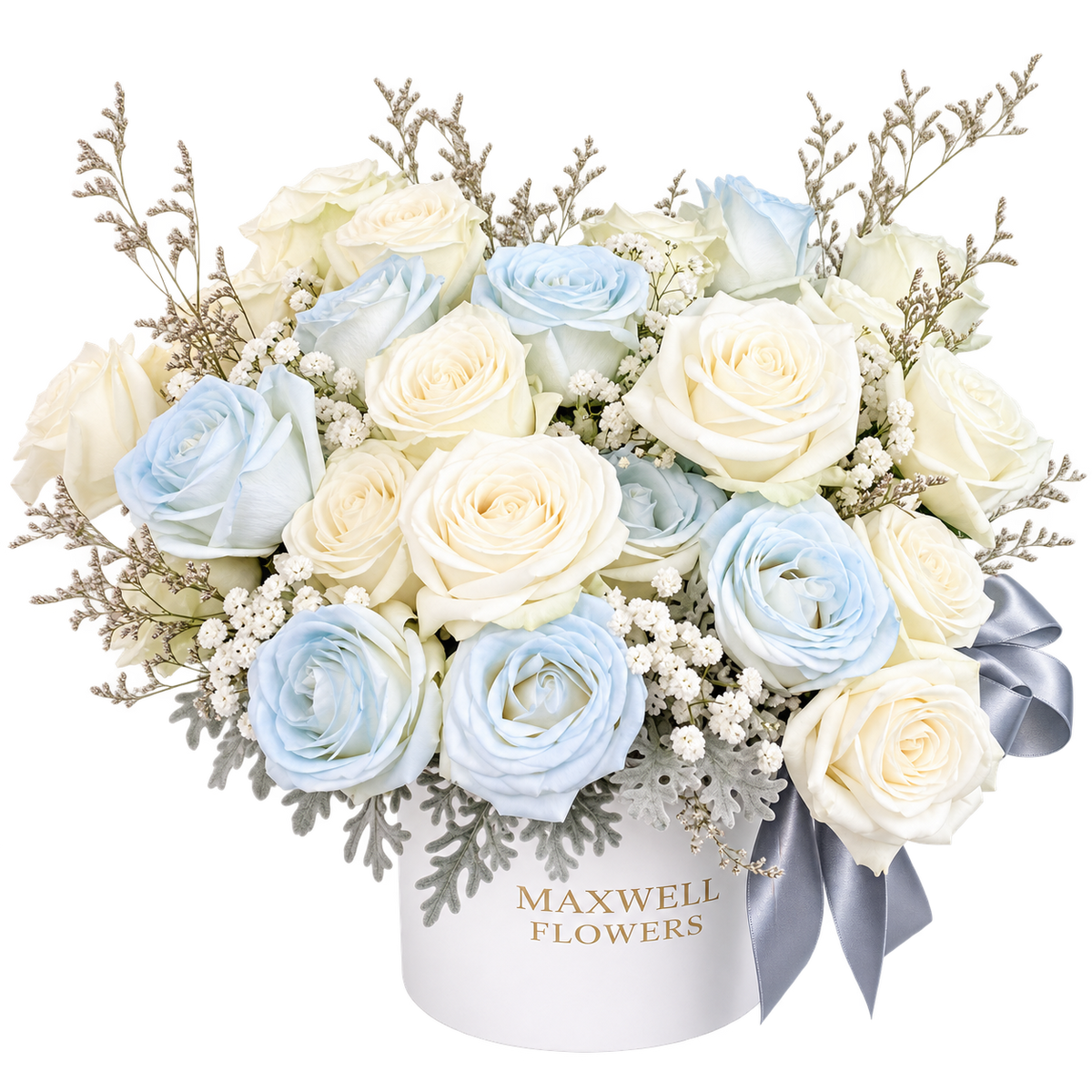 Blue Round Box