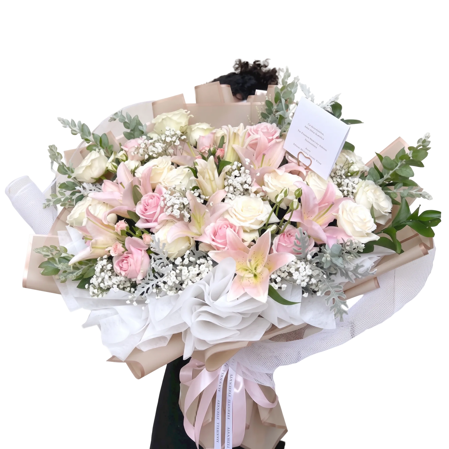 Locked out of heaven bouquet rose lily special - Fresh Flowers