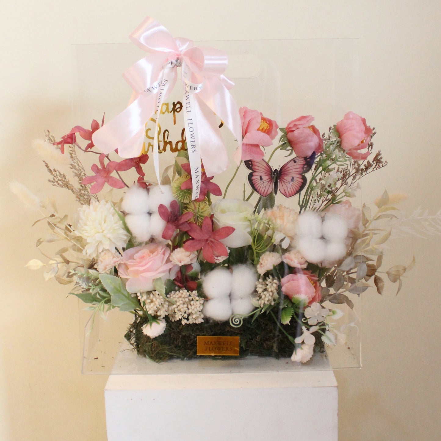 Acrylic Flower Arrangement - Monet’s timeless floral