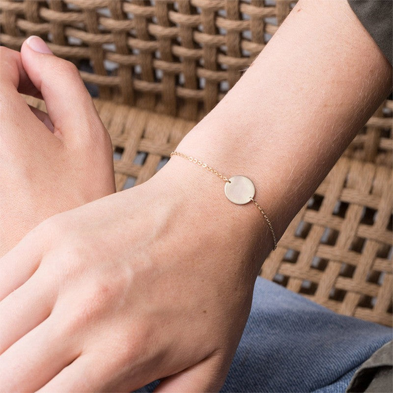 Gelang lapis emas 18k S925 gold platted - simple elegant bracelet