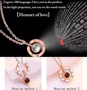 100 LANGUAGES LOVE NECKLACE