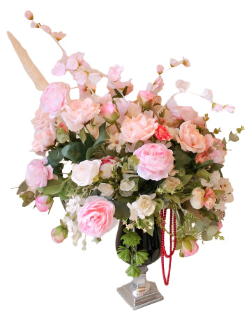 LA CARLA ELEGANT FAUX FLOWERS VASE