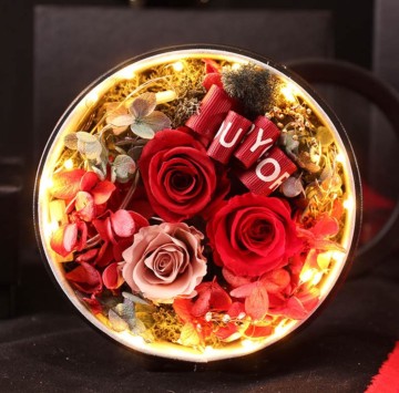 JUST FOR YOU SPECIAL ROUNDED BOX (INCLUDE TUMBLR LAMP)