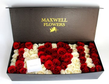 I love you Exclusive box - Fresh flowers