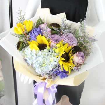 PURPLE SUN FLOWERS BLISS