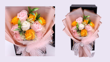 ISTA- BUNGA SABUN DENGAN BOX KOREAN STYLE - soap flowers bouquet