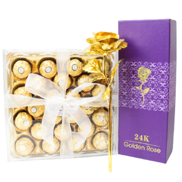 24K WITH FERRERO ROCHER - VALENTINE READY TO SHIP