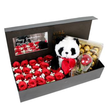 PANDA EXCLUSIVE BOX WITH DOME AND FERRERO ROCHER