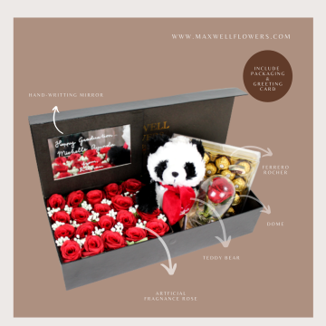 PANDA EXCLUSIVE BOX WITH DOME AND FERRERO ROCHER