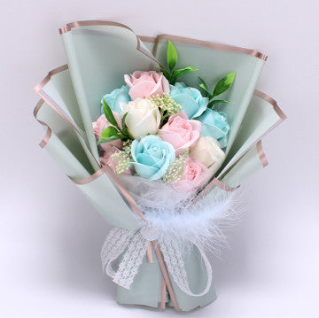 ISTA- BUNGA SABUN DENGAN BOX KOREAN STYLE - soap flowers bouquet