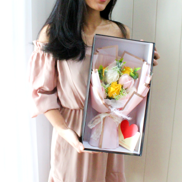 ISTA- BUNGA SABUN DENGAN BOX KOREAN STYLE - soap flowers