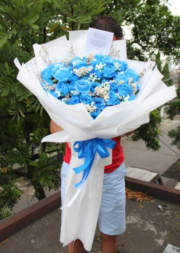 Blue Moon - Artificial Bouquet