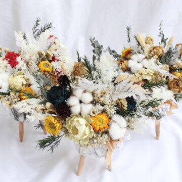 Summer Pot Dried Flowers