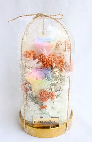 RAINBOW DOME - MIX DRIED IMPORT FLOWERS