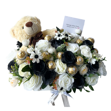 London Treasure Box Mix Big with Teddy bear with ferrero rocher
