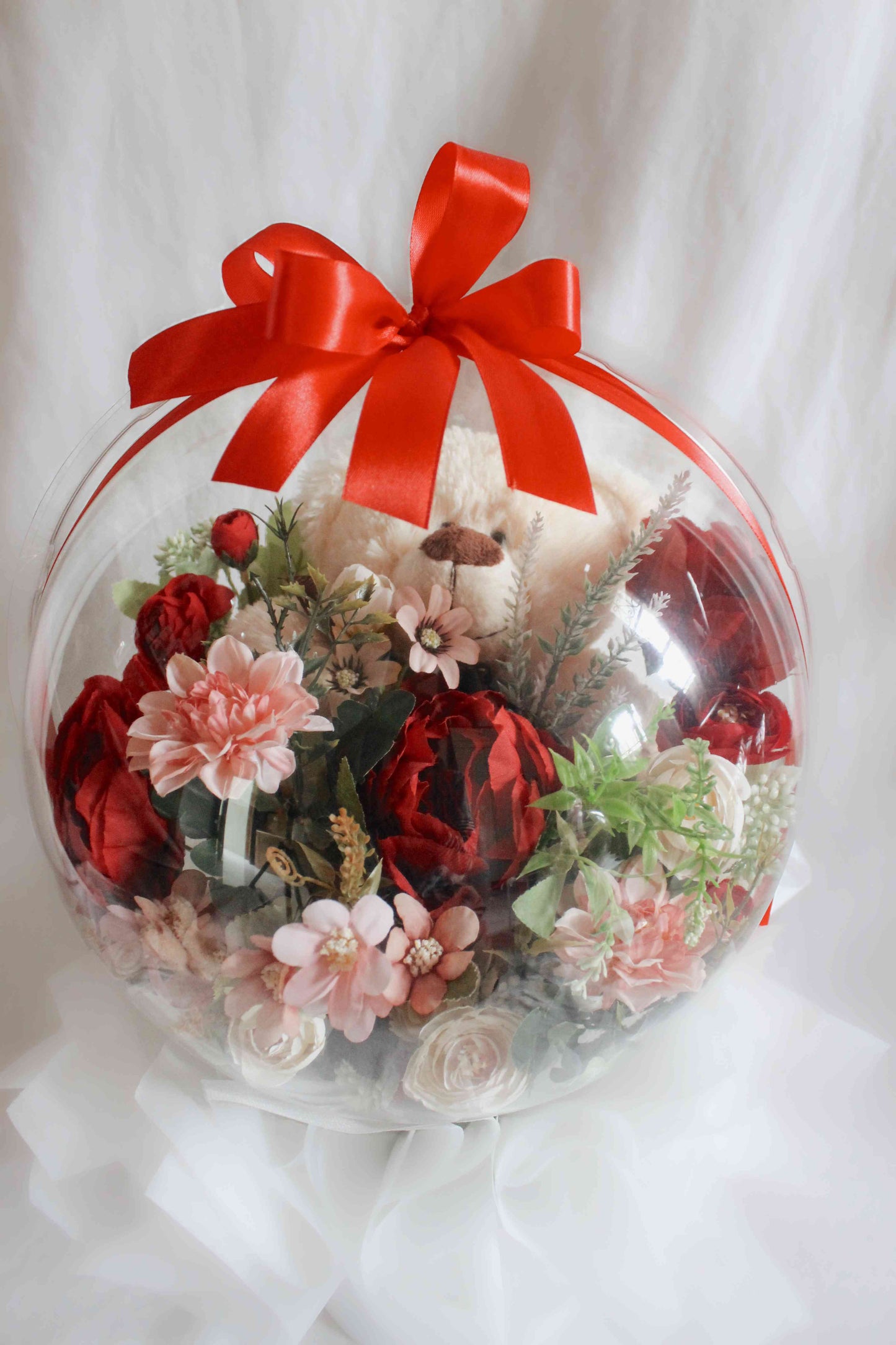 Forever Balloon with Teddy Bear