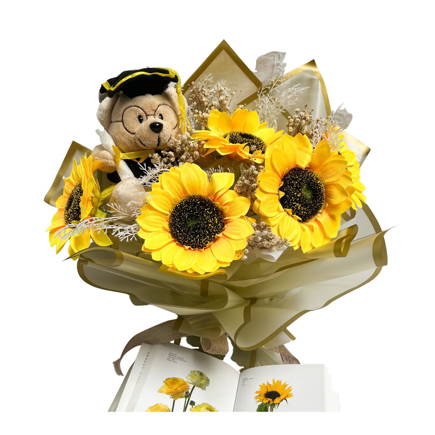 Sun flowers Graduation Bouquet