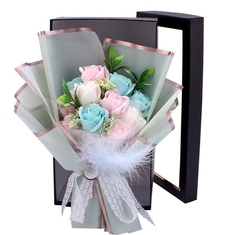 ISTA- BUNGA SABUN DENGAN BOX KOREAN STYLE - soap flowers bouquet