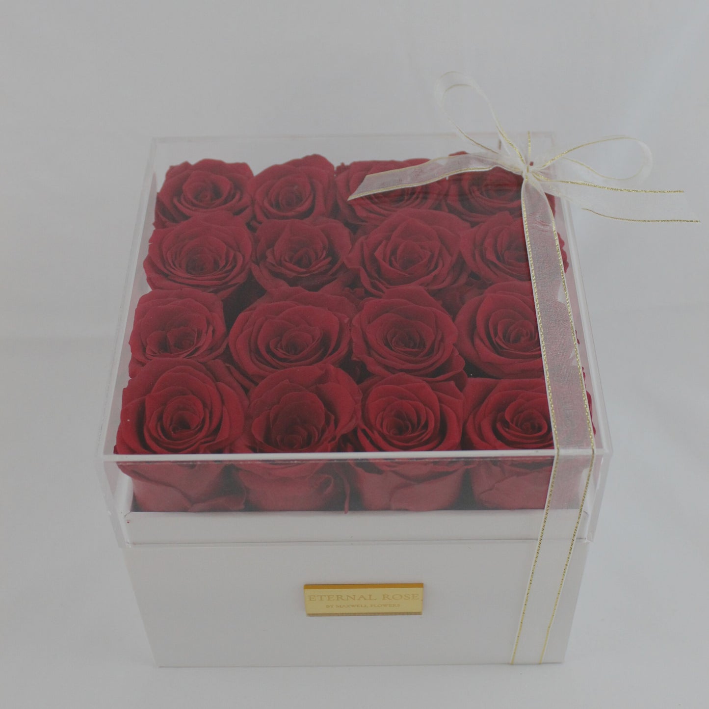 Eternal Rose in Acrylic box (16 roses)