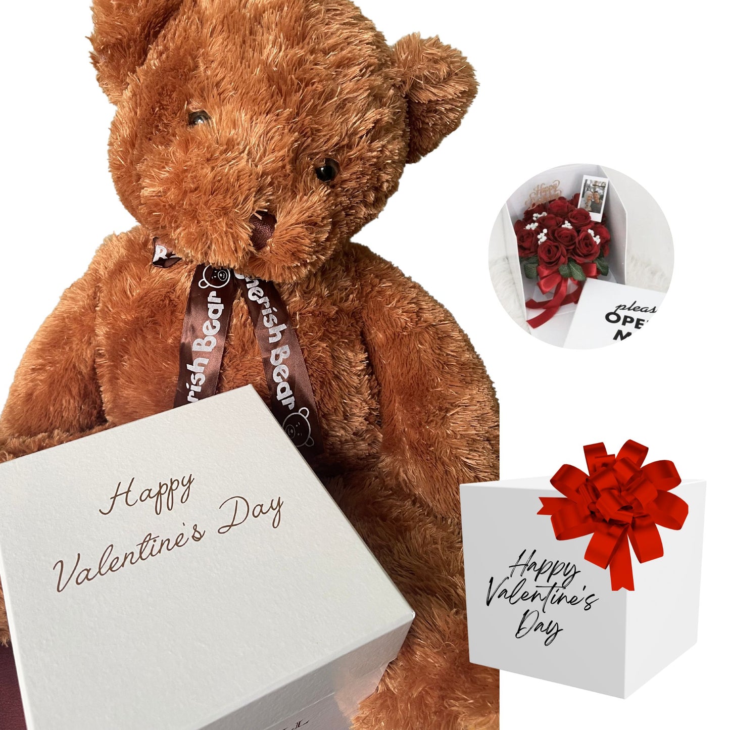 Explosion box with Teddy bear