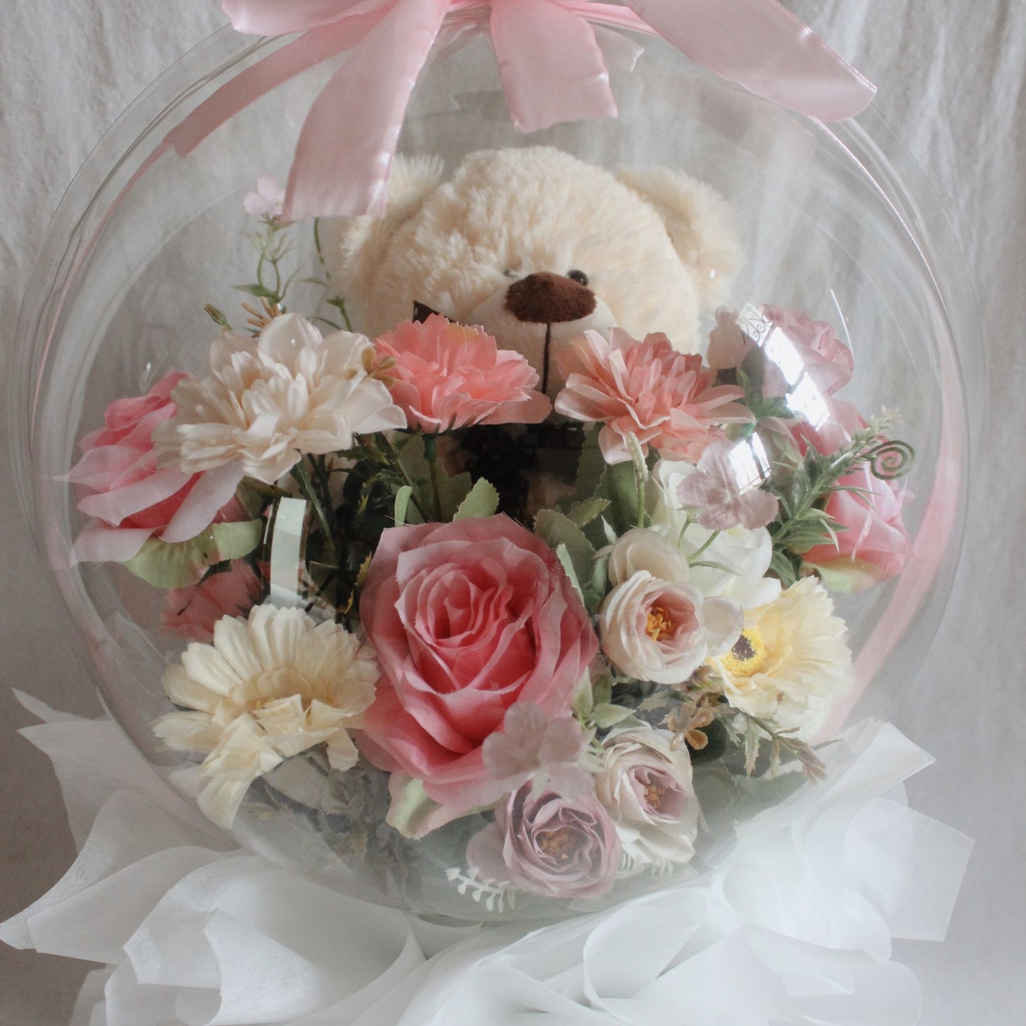Forever Balloon with Teddy Bear