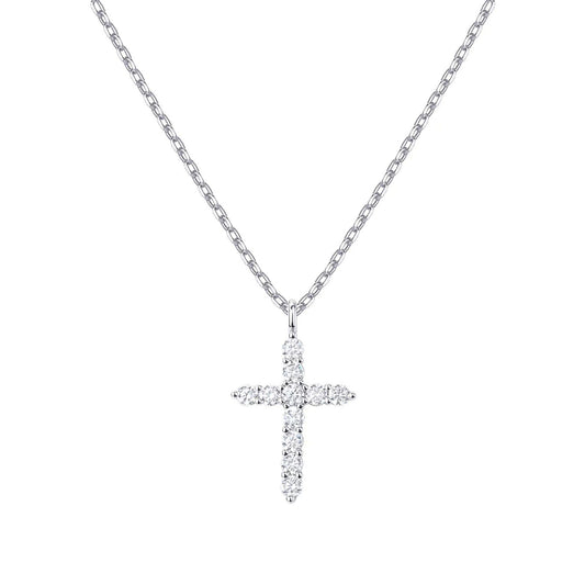 14K Gold Plated Cross Necklace for Women | Cross Pendant | Gold Necklaces for Women