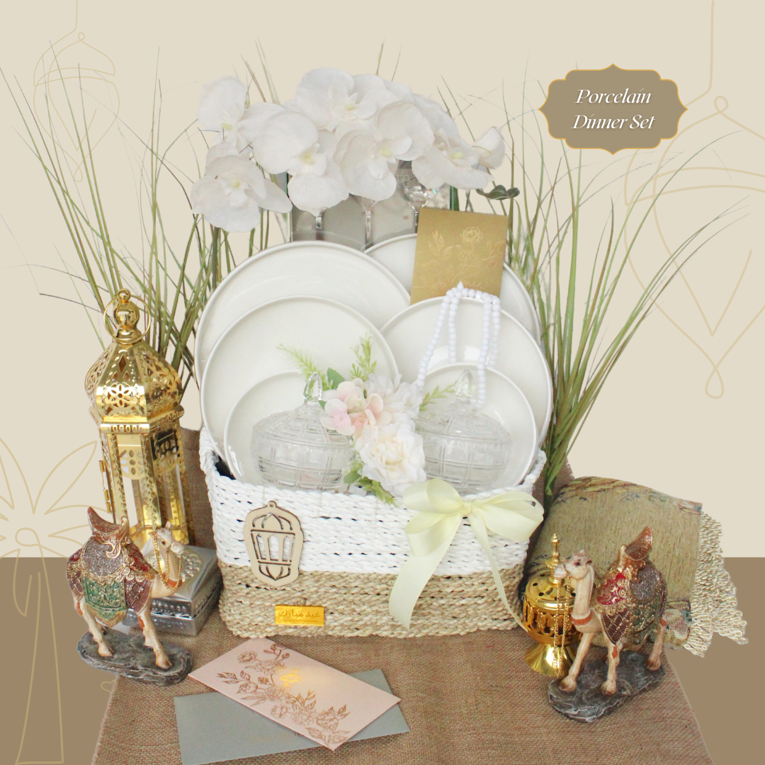 Parcel Lebaran Porcelain - Dinner Set Downy