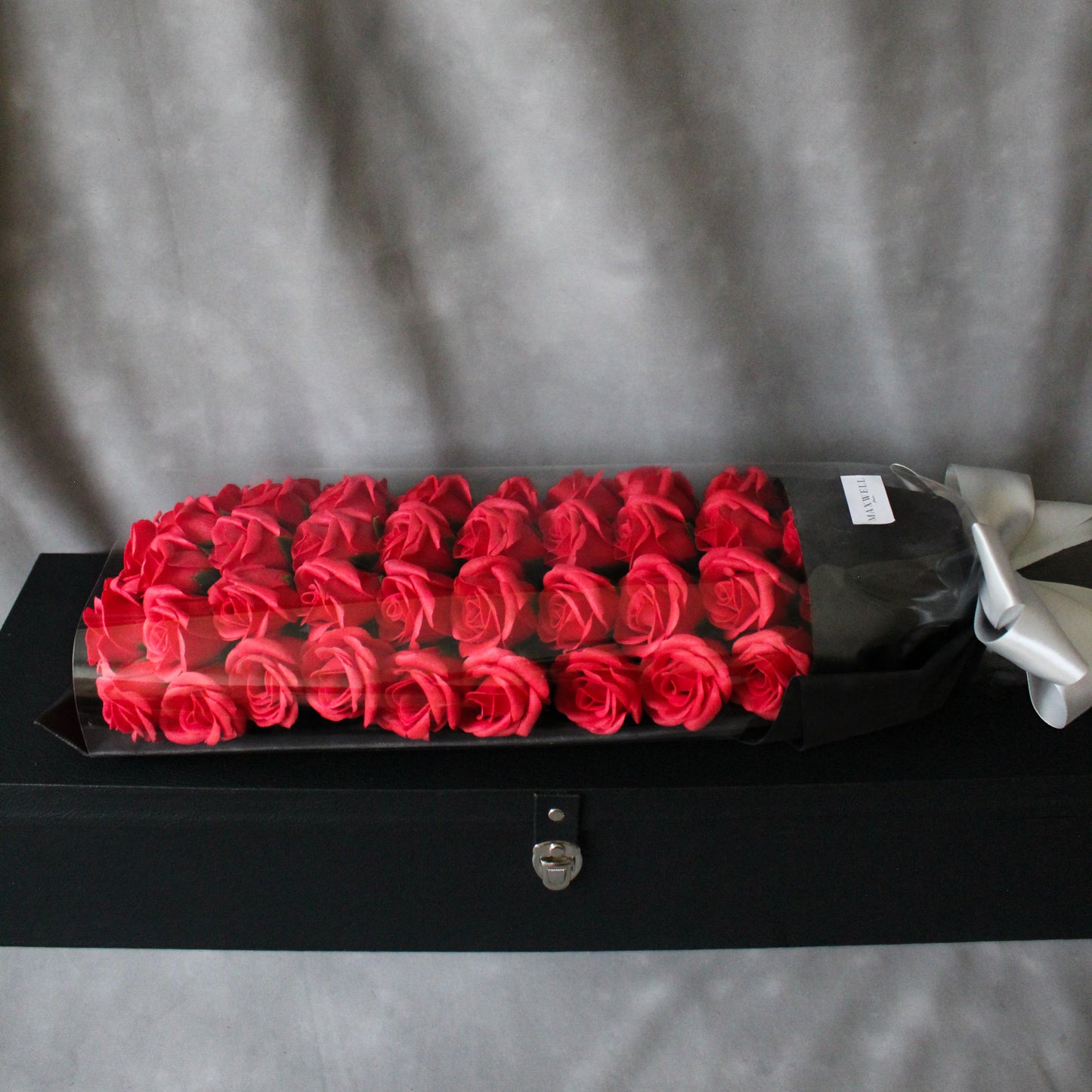 Elegant Bouquet - Red Rose Soap flowers with box