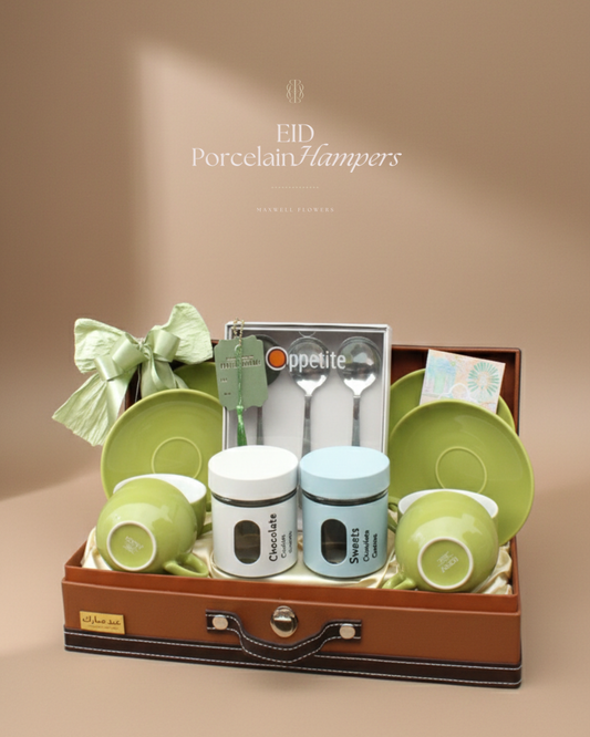 Porcelain Hampers - Tea set