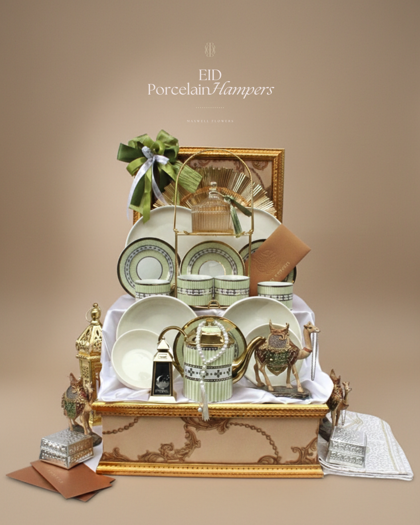 Porcelain Hampers - Luxury Tea and Dinning Set