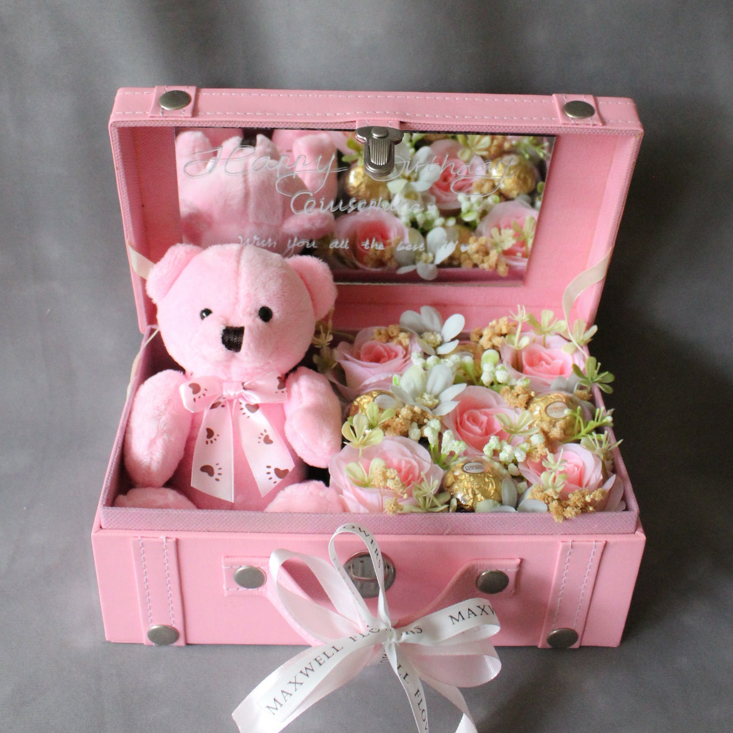 Treasure Box 9 - Pink Box with Ferrero Box