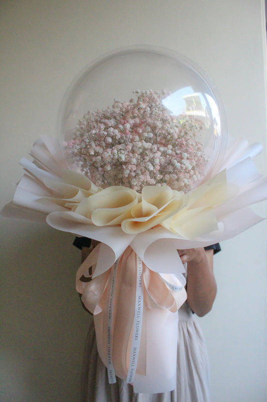 Baby breath bouquet balloon