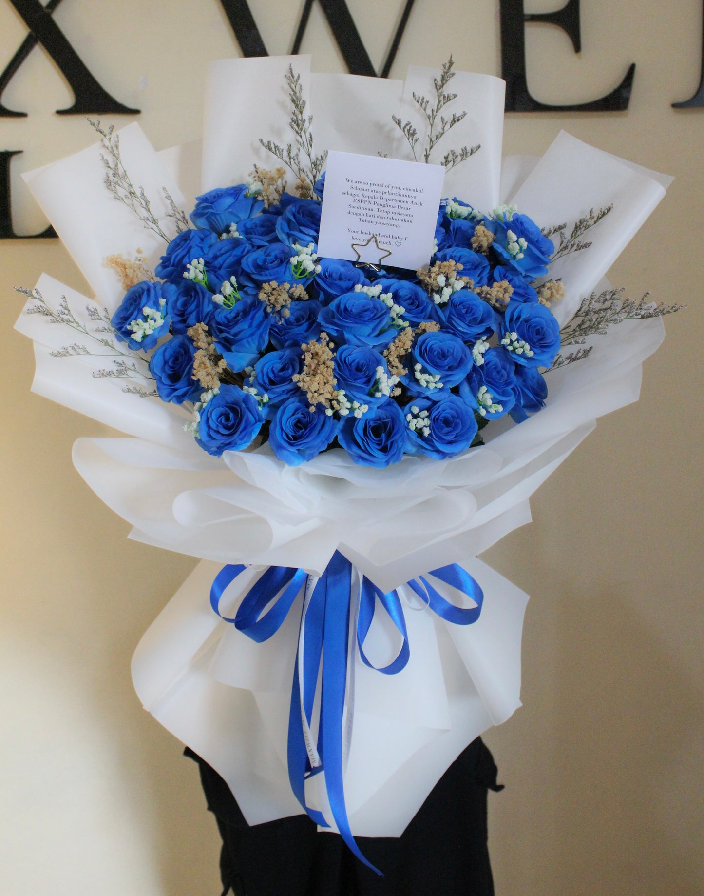 Blue Moon - Artificial Bouquet