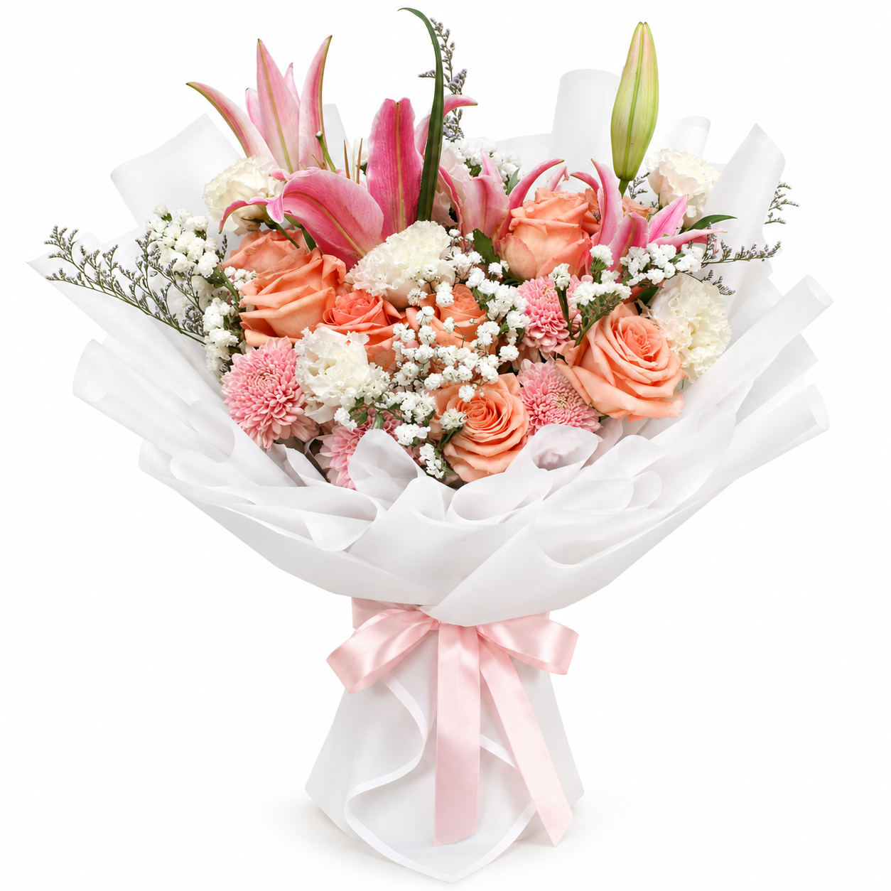 Harmony in Blooms - fresh flowers bouquet