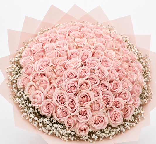 100 Roses fresh flowers