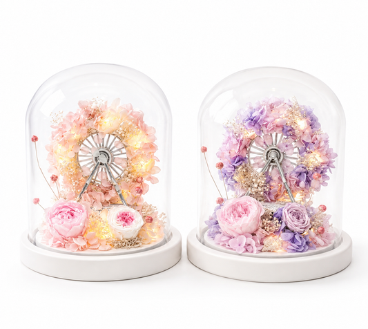 Ferris Wheel Bianglala Eternal Flowers Rose Dome