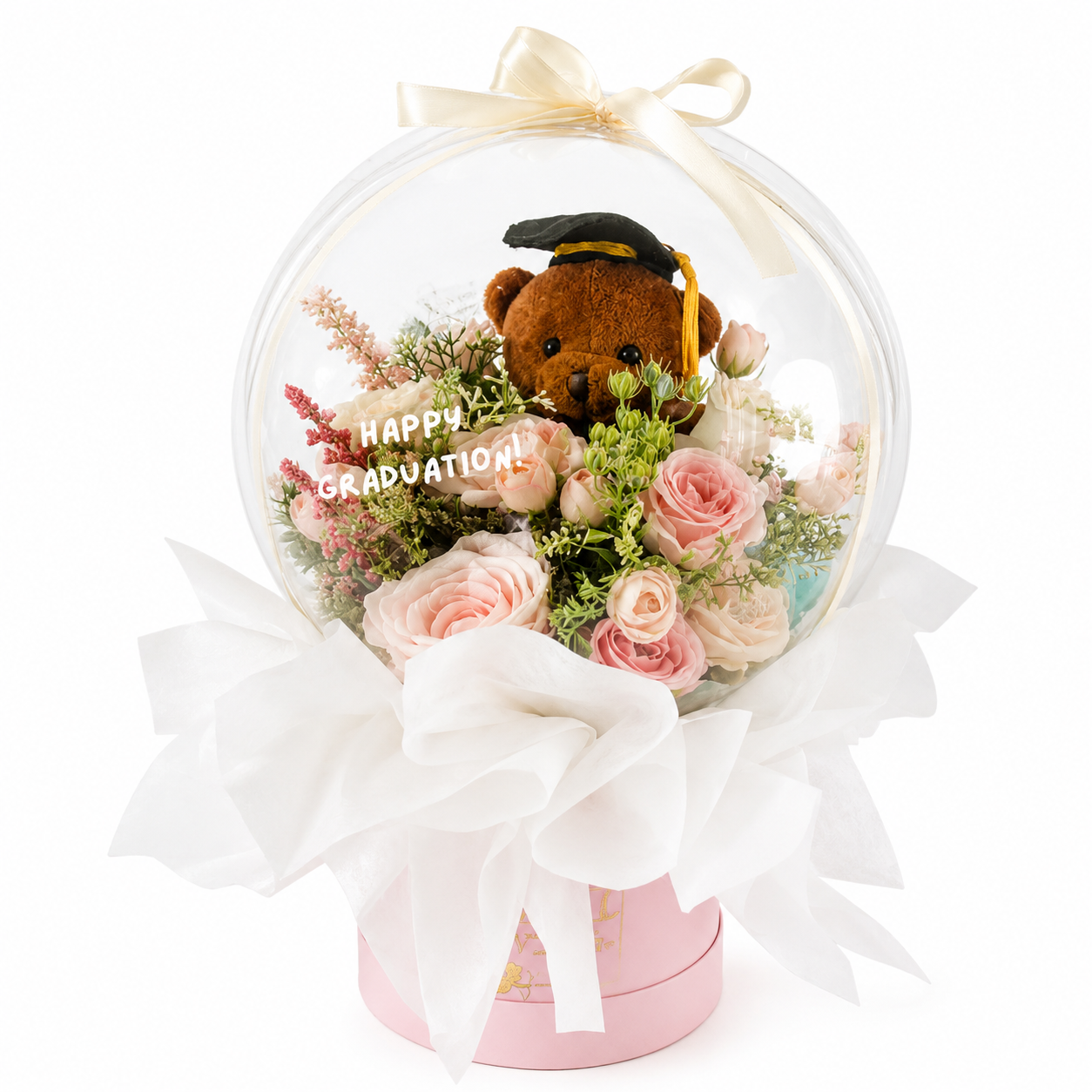 Hot Air Balloon - PVC Balon with teddy bear