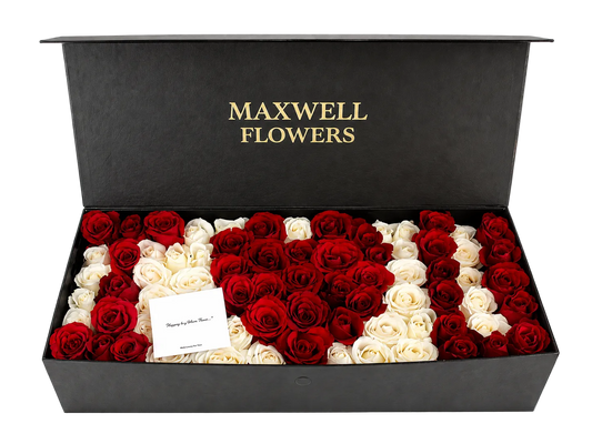I love you Exclusive box - Fresh flowers