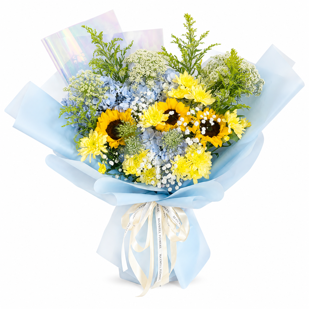 Azure sunray bouquet