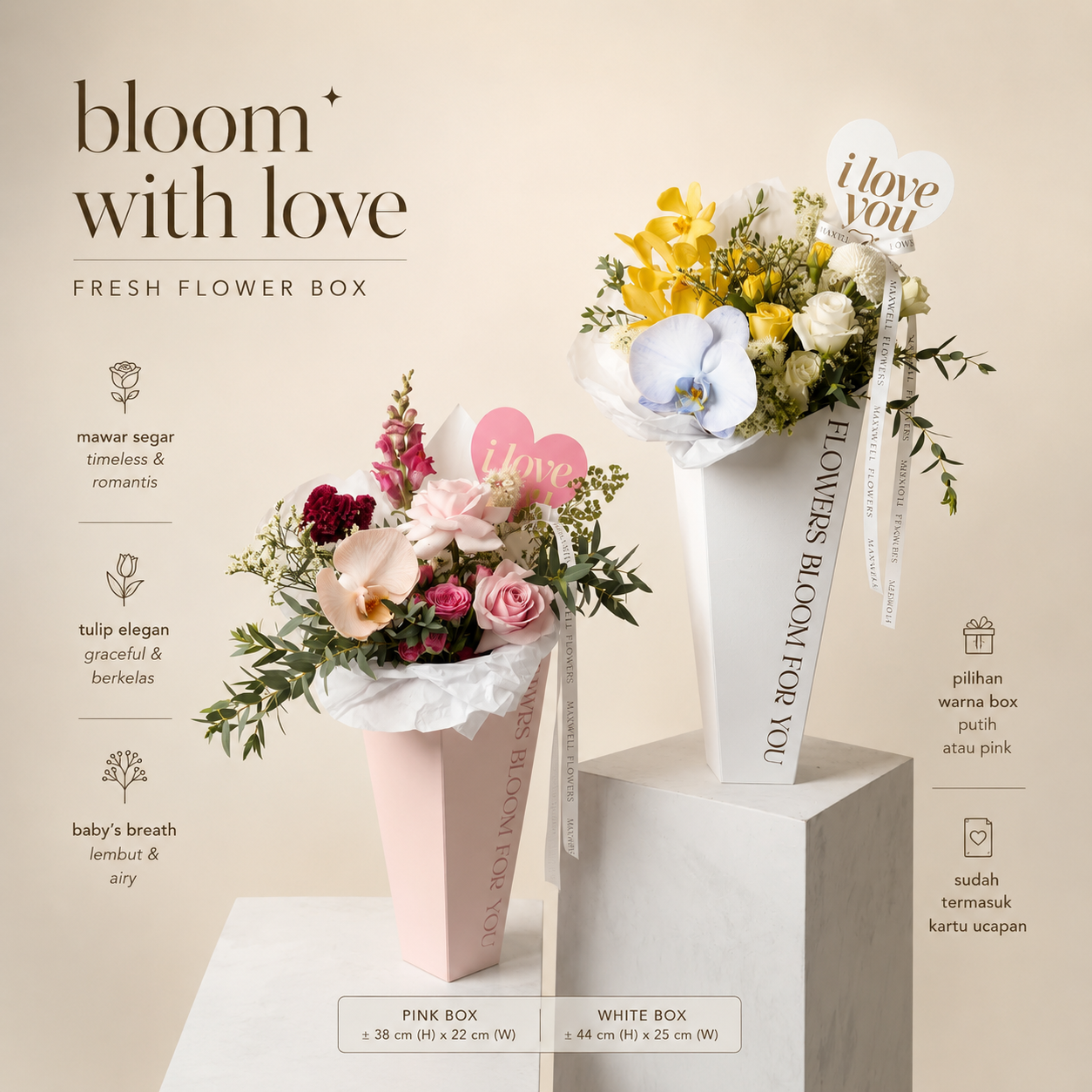 Summer Garden - Fresh flowers box