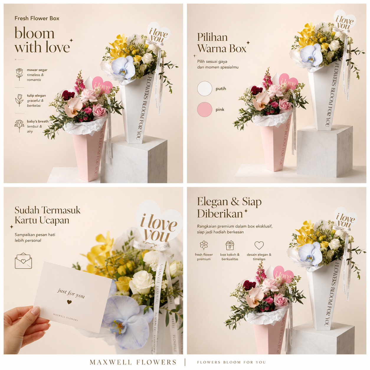 Summer Garden - Fresh flowers box