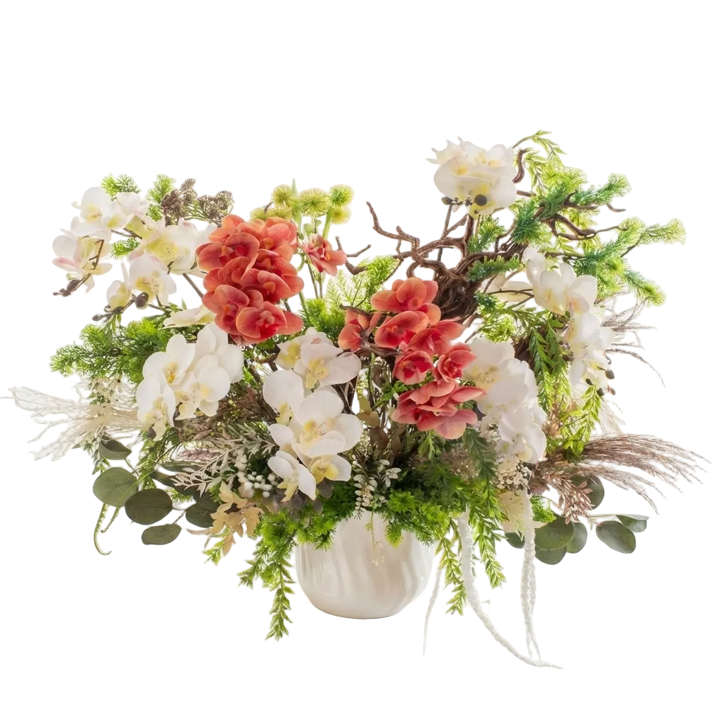 Forêt Sauvage Luxury Real Touch Vase - Artificial flowers