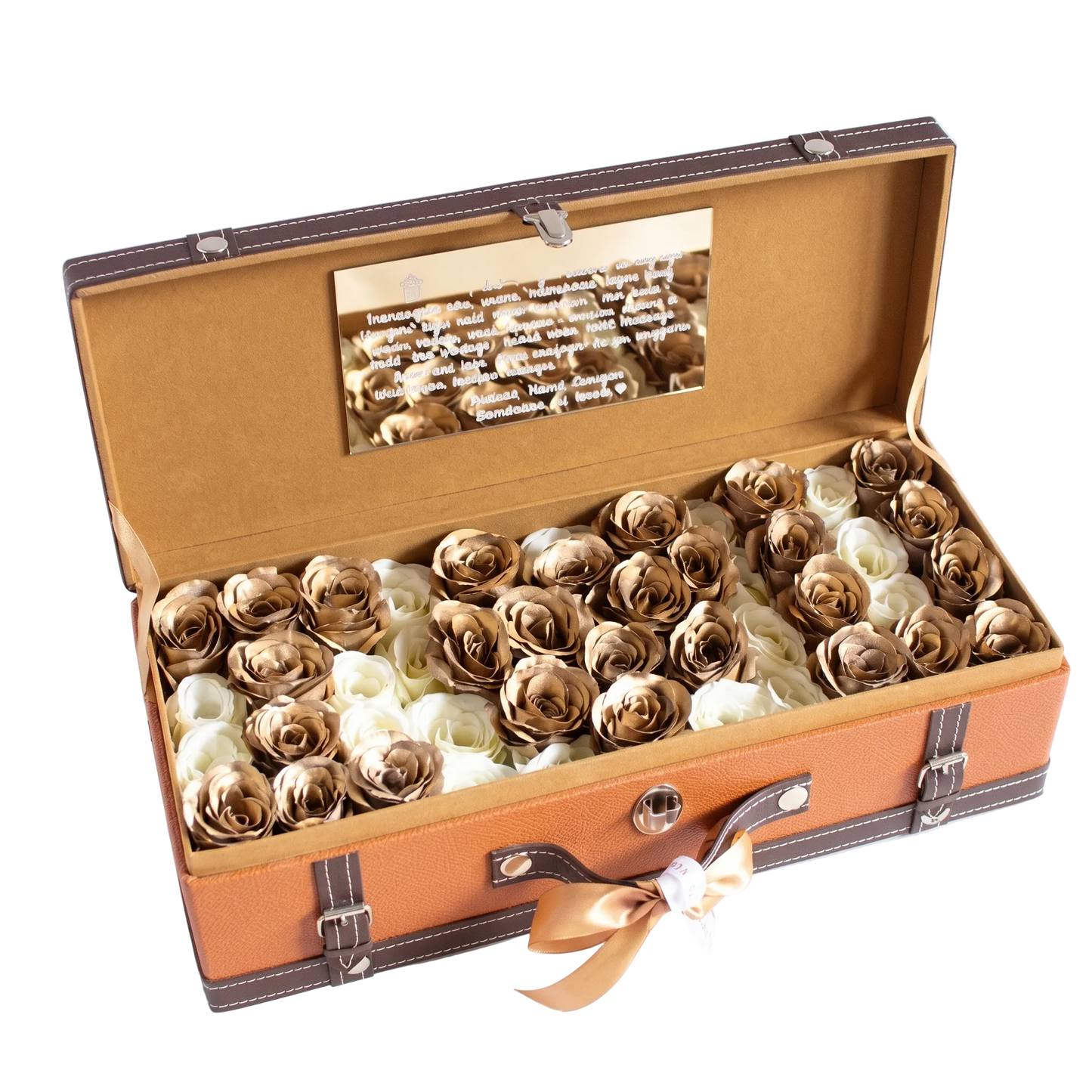 I Love You treasure box gold