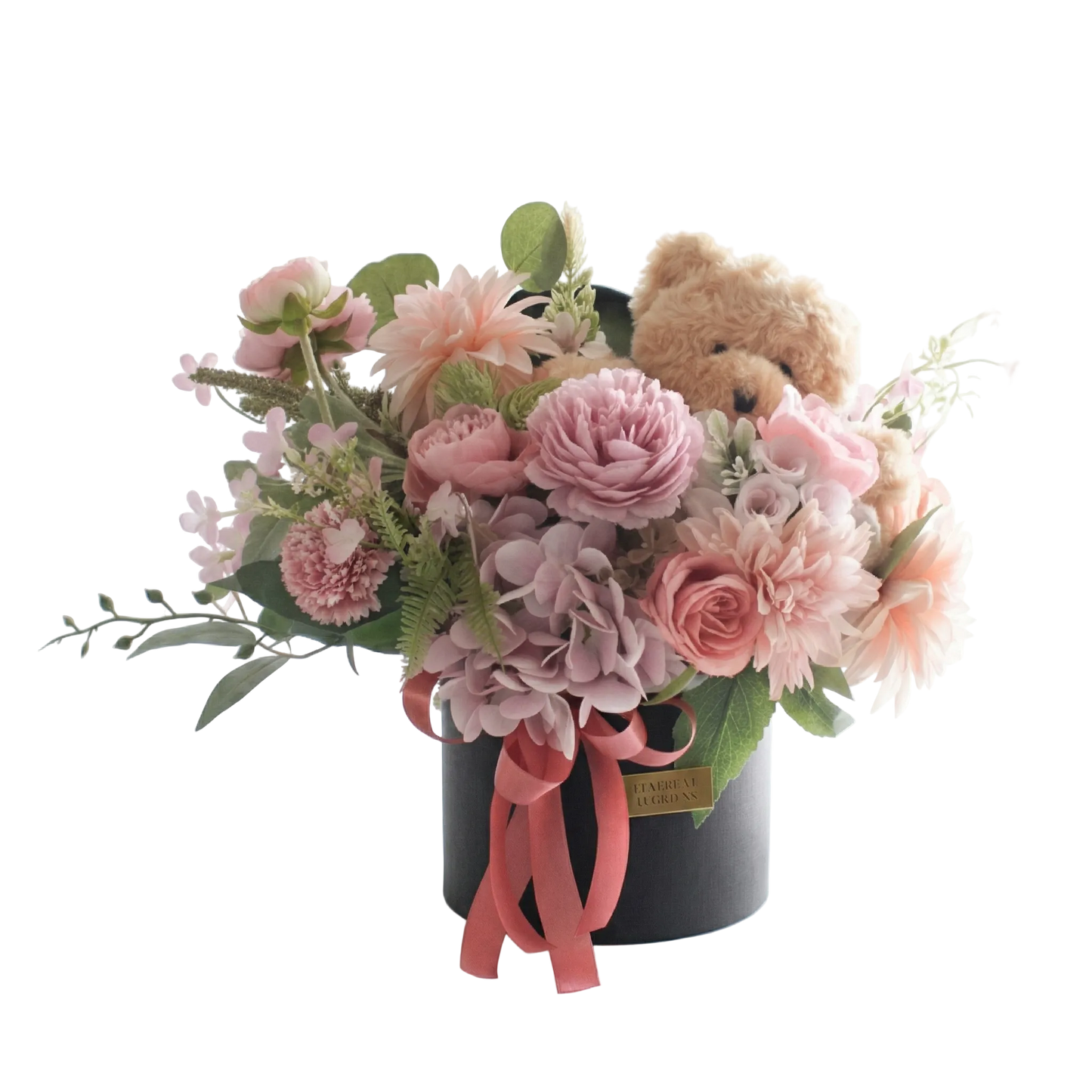Reina Round box - Artificial Flower
