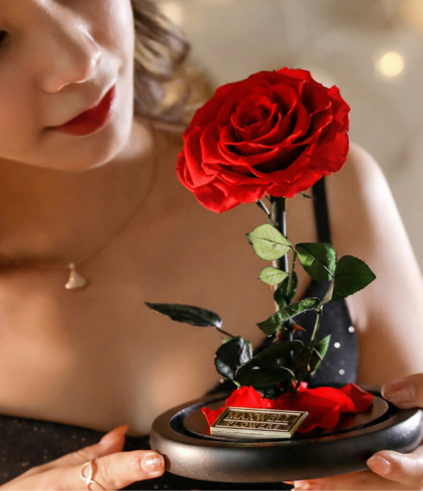 THE GREATEST ETERNAL ROSE DOME - VALENTINE READY TO SHIP