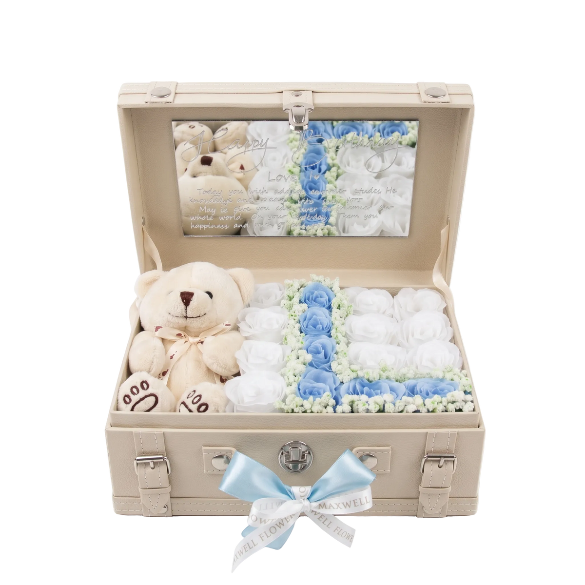 Treasure box with initials or alphabet