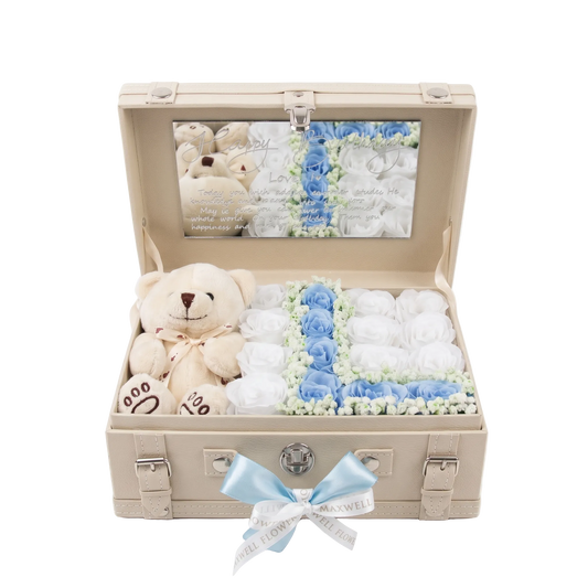 Treasure box with initials or alphabet